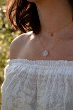 Load image into Gallery viewer, Rainbow Moonstone Slice Necklace