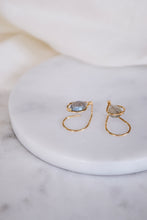 Load image into Gallery viewer, Faceted Front and Back Labradorite Ear Jackets
