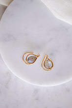 Load image into Gallery viewer, Faceted Front and Back Labradorite Ear Jackets