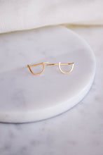 Load image into Gallery viewer, Semi Circle Ear Climbers