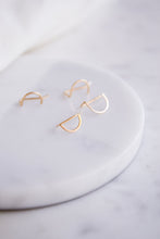 Load image into Gallery viewer, Semi Circle Ear Climbers
