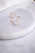 Load image into Gallery viewer, Semi Circle Ear Climbers