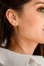 Load image into Gallery viewer, Faceted Front and Back Labradorite Ear Jackets