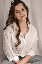 Load image into Gallery viewer, Faceted Labradorite Stud Ear Threaders