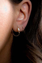 Load image into Gallery viewer, Blush Pearl Ear Jacket Earrings