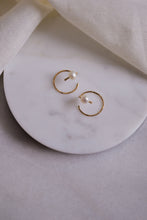 Load image into Gallery viewer, Pearl Ear Jacket Earrings