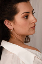 Load image into Gallery viewer, Mini Coin Pearl Drop Earrings