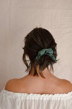 Load image into Gallery viewer, Jade Green Silky Scrunchie