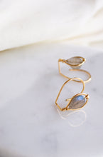 Load image into Gallery viewer, Faceted Front and Back Labradorite Ear Jackets