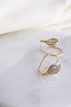 Load image into Gallery viewer, Faceted Front and Back Labradorite Ear Jackets