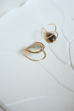 Load image into Gallery viewer, Polished Labradorite Teardrop Ear Jackets