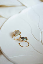 Load image into Gallery viewer, Polished Labradorite Teardrop Ear Jackets