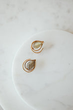 Load image into Gallery viewer, Polished Labradorite Teardrop Ear Jackets