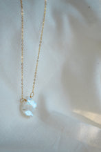 Load image into Gallery viewer, Rainbow Moonstone Slice Necklace