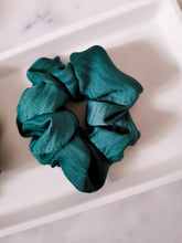 Load image into Gallery viewer, Jade Green Silky Scrunchie