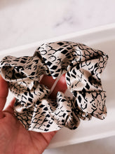 Load image into Gallery viewer, Silky Snake Skin Scrunchie