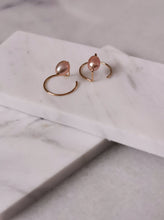 Load image into Gallery viewer, Blush Pearl Ear Jacket Earrings