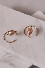 Load image into Gallery viewer, Blush Pearl Ear Jacket Earrings