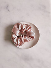 Load image into Gallery viewer, Silky Satin Blush Scrunchie