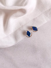 Load image into Gallery viewer, Lapis Lazuli Geometric Earrings