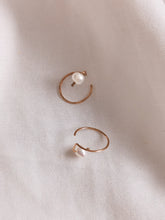 Load image into Gallery viewer, Pearl Ear Jacket Earrings