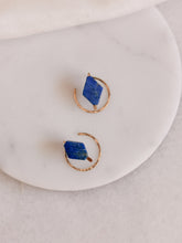 Load image into Gallery viewer, Lapis Lazuli Geometric Earrings