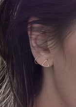 Load image into Gallery viewer, Geometric Triangle Studs