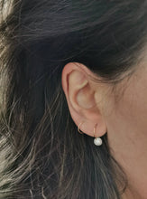 Load image into Gallery viewer, Pearl Hugger Earrings