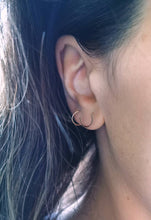 Load image into Gallery viewer, Semi Circle Ear Climbers