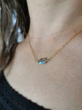 Load image into Gallery viewer, Dainty Labradorite Minimalist Necklace