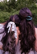 Load image into Gallery viewer, Emerald Satin Scrunchie