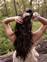 Load image into Gallery viewer, Emerald Satin Scrunchie
