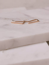 Load image into Gallery viewer, Gold Bar Ear Climbers