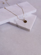 Load image into Gallery viewer, Dainty Gold Circle Necklace