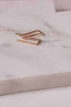 Load image into Gallery viewer, Gold Bar Ear Climbers