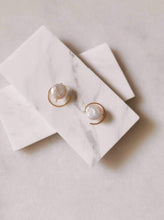 Load image into Gallery viewer, Coin Pearl Ear Jacket Earrings