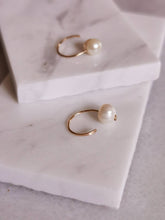 Load image into Gallery viewer, Pearl Hugger Earrings