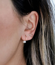 Load image into Gallery viewer, Pearl Hugger Earrings