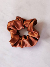Load image into Gallery viewer, Silky Satin Rust Scrunchie