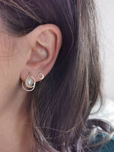 Load image into Gallery viewer, Geometric Hugger Hoop Earrings