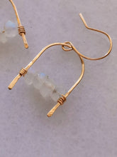 Load image into Gallery viewer, Boho Rainbow Moonstone Earrings