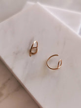 Load image into Gallery viewer, Geometric Hugger Hoop Earrings