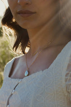 Load image into Gallery viewer, Dainty Coin Pearl Pendant Necklace