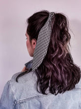 Load image into Gallery viewer, Hounds Tooth Hair Scarf