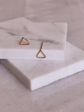 Load image into Gallery viewer, Geometric Triangle Studs
