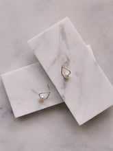 Load image into Gallery viewer, Tear Drop Pearl Studs