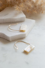 Load image into Gallery viewer, Mother of Pearl Drop Earrings
