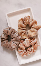 Load image into Gallery viewer, Rose Gold Pleated Scrunchie
