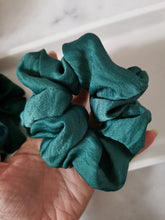 Load image into Gallery viewer, Jade Green Silky Scrunchie
