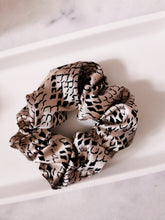 Load image into Gallery viewer, Silky Snake Skin Scrunchie
